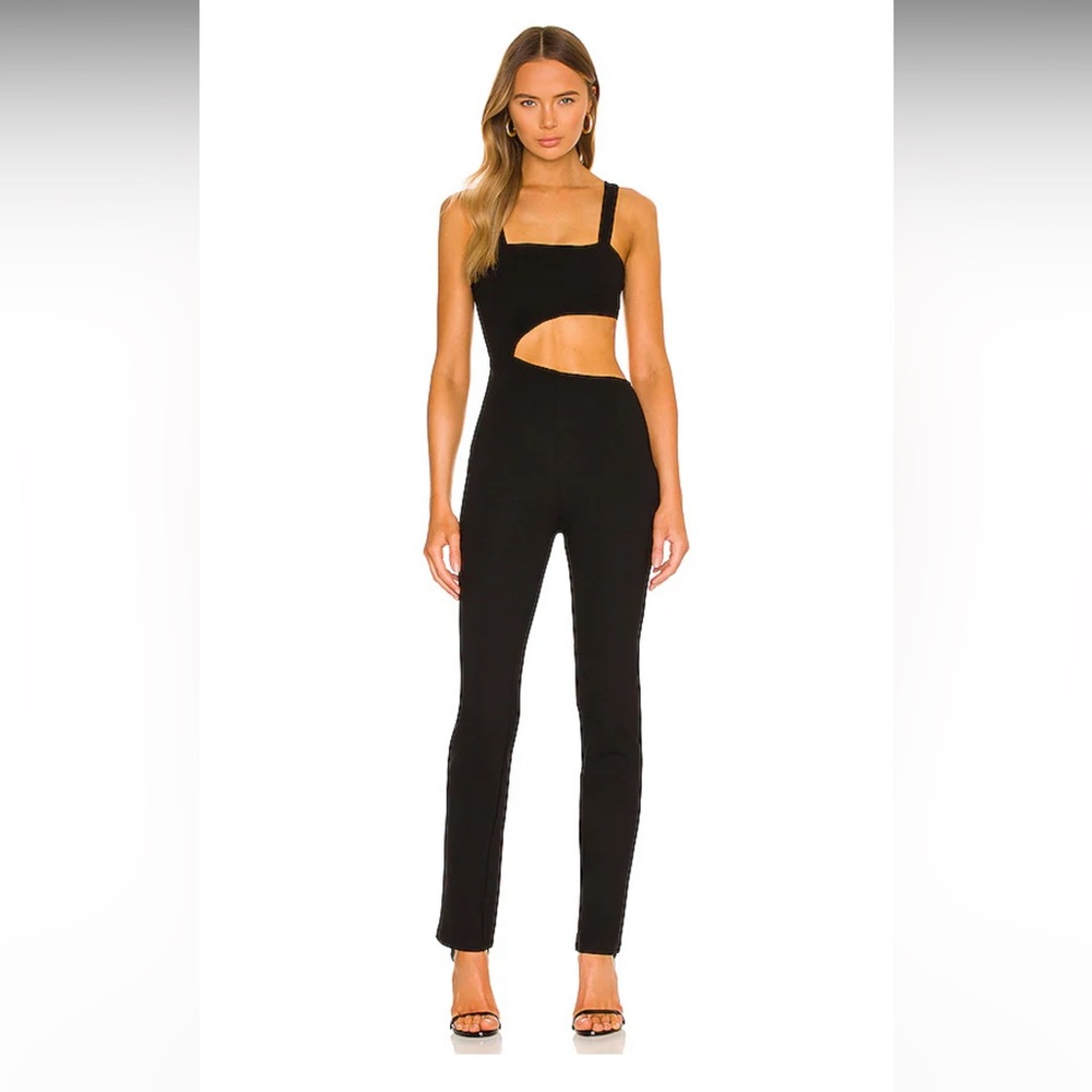 Brylee Cut Out Jumpsuit in Black